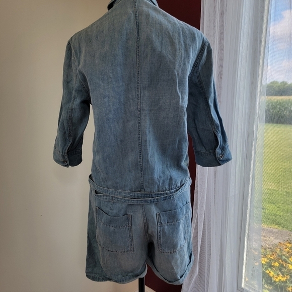 GAP 1969 Denim Chambry Romper Size XS EUC - Picture 4 of 13